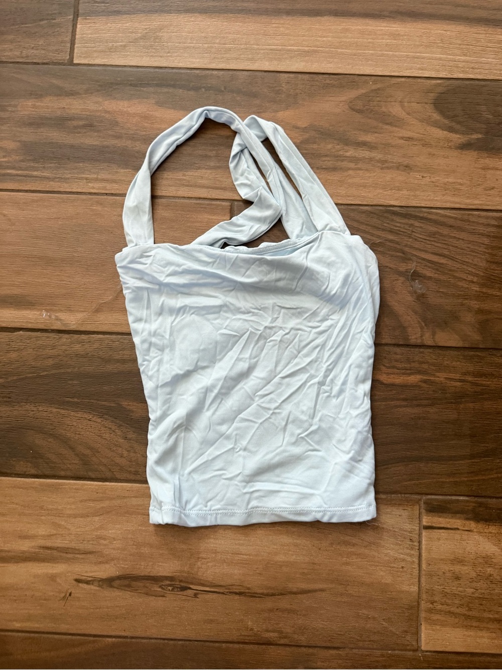 Light Blue Women’s Halter Tank Top
